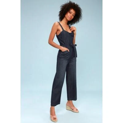 PAIGE Emma Denim Jumpsuit Blue Size XS - Image 1 of 4