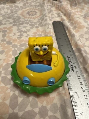 2015 Viacom Bob Esponja Pantalones Cuadrados Krabby Patty Decopac Pastel Topper Juguete Foto 1 de 4