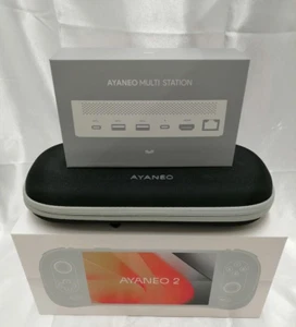 AYANEO 2 Tragbares Gaming Gerät 32GB 2TB AMD Ryzen 7 6800U Schwarz Gebraucht - Bild 1 von 21