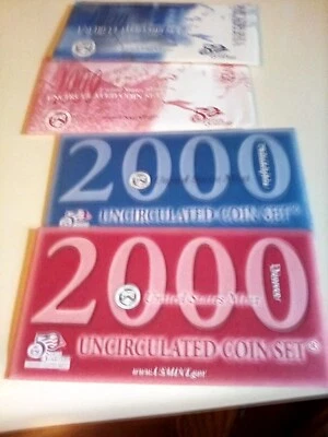 1999 & 2000 US MINT UNCIRCULATED 10 COIN SETS P&D - Image 1 of 4