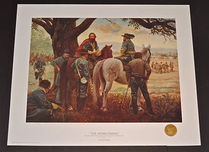 Don Stivers - The Homecoming with Seal - Civil War Print - Mint - UNFRAMED - Picture 1 of 9