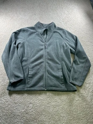 Made for Life Women's Fleece Full Zip Jacket Large Gray Polyester - Image 1 of 4