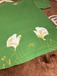 T-shirt promozionale Nike SB Dunk Low Tokyo Cab verde 2006 campione M Medicom Diamond Wtd - Foto 1 di 8