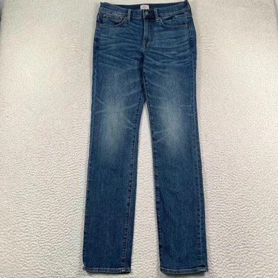 J Crew Jeans Mens 30X34 770 Straight Fit Mid Rise Whiskered Denim Blue - Image 1 of 4