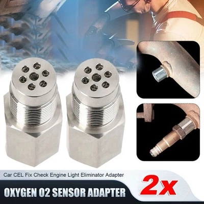 2PCS O2 Lambdasonde Lambda Eliminator Lambda Metallkat Lamda Sonde Kat Simulator - Bild 1 von 4