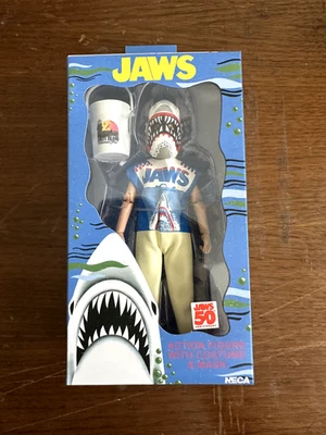"Figura de acción NECA Ben Cooper Jaws 50 aniversario 5,5"" con disfraz y máscara" Foto 1 de 4