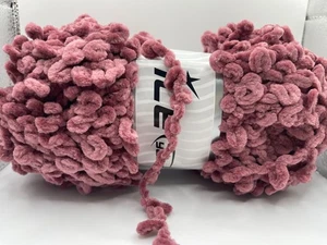 Hilos de hielo Chenille Boucleron Dusty Rose Boucle 79040 SuperBulky Boucle 100g48y - Imagen 1 de 4