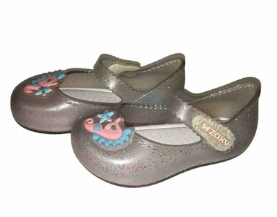 SANDALIA Zaxy Nina Niño Gomosa Bebé Goma Brillo Transparente Playa 6 EE. UU. 21 Eur Foto 1 de 4