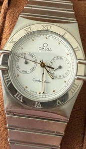 OMEGA Constellation Day date Silver Dial Quartz Men's Watch - Picture 1 of 14