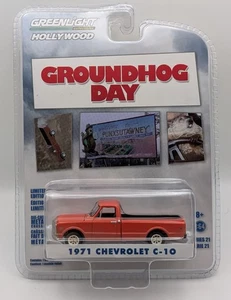 Greenlight Hollywood Groundhog Day 1971 Chevrolet C-10 Truck 1:64 NEW - Picture 1 of 5