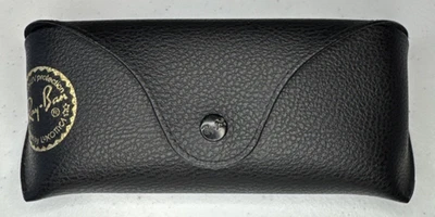 Vintage Ray-Ban Black Pebble Leather Snap Front Sunglasses Case (Case Only) - Image 1 of 4