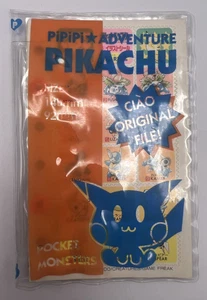 Pokemon CIAO Originale File Appendice Adesivo PiPiPi Pikachu Giapponese - Foto 1 di 10