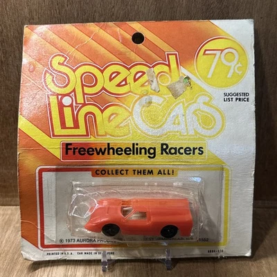 Coche Ford J vintage Aurora Speedline Racers 1973 rojo cereza 6884-070 raro Foto 1 de 4