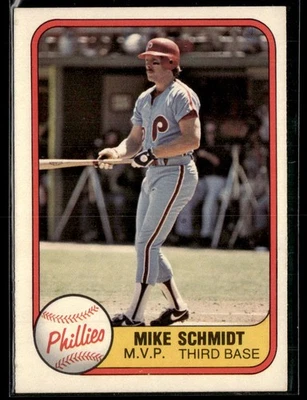 1981 Fleer #5 Mike Schmidt Baseball Card 3003F - Image 1 of 2