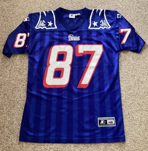 Vintage STARTER New England Patriots Jersey #87 Ben Coates Size 48 L - Picture 1 of 10