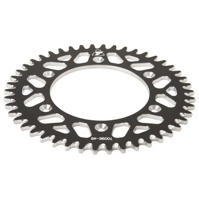 Piñón trasero de aluminio Tusk 46 dientes negro para HONDA CRF XR Foto 1 de 2