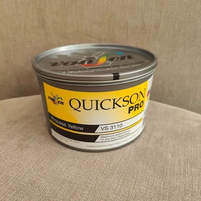 Van Son Ink | Quickson Pro Process Ink | Yellow | VS3110 | 1 Kg - Image 1 of 4
