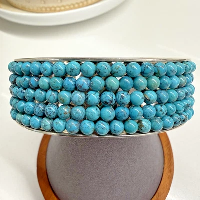 Whitney Kelly Sterling Silver Turquoise  Southwestern Cuff Bracelet - Image 1 of 4