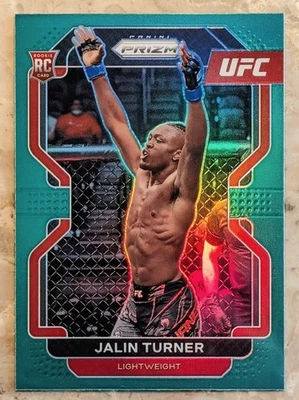 2022 Panini Prizm UFC Jalin Turner Green Prizm Rookie  - Image 1 of 2