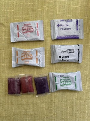 Crayola Model Magic 5 Packages Unopened + 3 Unbranded Clay Packages Assorted - Image 1 of 4