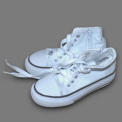 TOMMY BAHAMA Little Girls Toddler Sz 11 Zip Side High Top Sneakers Shoes - Image 1 of 4