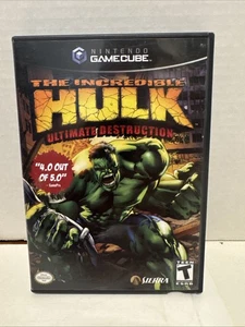 Incredible Hulk Ultimate Destruction Nintendo Gamecube komplett CIB mit Handbuch - Bild 1 von 9