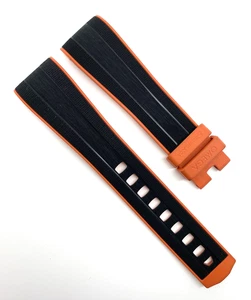 Omega Planet Ocean Ultra Deep 22mm x 18mm Black Rubber Strap Z017365 Authentic - Bild 1 von 7