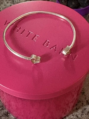 Bracelete de prata esterlina 925 Alex e Ani com corações - Imagem 1 de 4