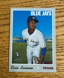 ELVIS LUCIANO 2019 Topps Heritage High Number #576 Rookie RC - Picture 1 of 2