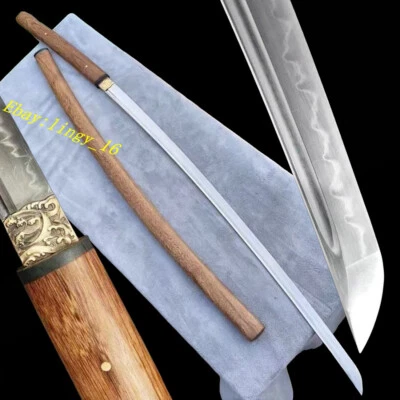 Nodachi Katana Long Blade T10Steel Razor Sharp Sword Japanese Iaido Battle Knife - Image 1 of 4