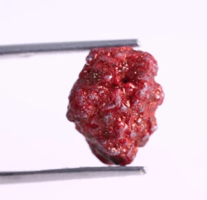 Diamante grezzo naturale 6,18 ct diamante rosso rivestito diamante non taglia... - Imagen 1 de 10