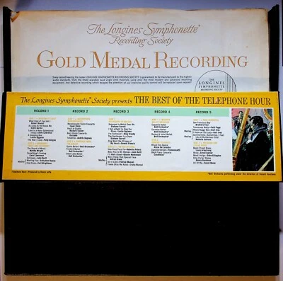 Longines Symphonette Best of the Telephone Hour Vintage Box Set Record Vinyl New - Image 1 of 4