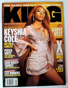 King Magazine Jan Feb 2006 #25 Keyshia Cole Persia White Tabrizi Kanye West - Picture 1 of 3