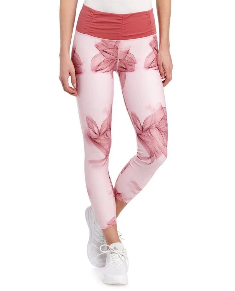 Nanette Lepore Play Theatre Waist Leggings Women’s Medium Pink Floral - Image 1 of 4