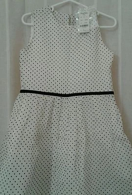 Nuevo con etiquetas Vestido de lunares Brooks Brothers polar para niñas talla 5 de vacaciones  Foto 1 de 3