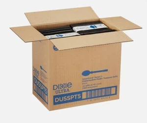 (960 cucharas de plástico) Dixie Ultra cucharas, medianas, cuchara sopera de poliestireno, RUSSPT5 - Imagen 1 de 5