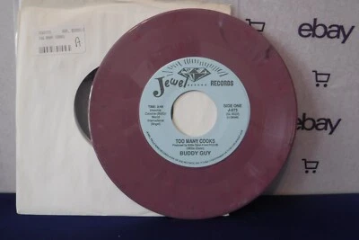 Buddy Guy, Too Many Cooks / Jesse Fortune, Heavy Heart Beat, 1995 Jewel J-873 A - Image 1 of 4