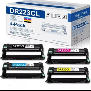 DR223CL Trommeleinheit Set 4 Stück Ersatz für Brother Schwarz, Cyan, Magenta, Gelb - Bild 1 von 4