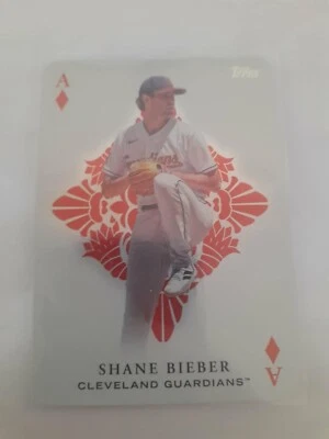 2023 Topps Shane Bieber All Aces AA-15 Insert Cleveland Guardians - Image 1 of 2