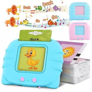 Talking Flash Cards Learning Toys for 2 3 4 5 6 Year Old Boys Girls Toddlers Toy - Picture 1 of 17