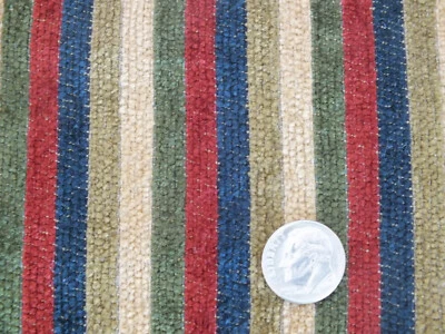 U PICK choice woven stripe etc. VELVET hang Sample Robert Allen 24"x18" approx. - Image 1 of 4