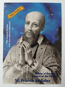 ✟ Tarjeta coleccionable católica de San Francisco de ventas (1993 Aziriah Co) - Imagen 1 de 1
