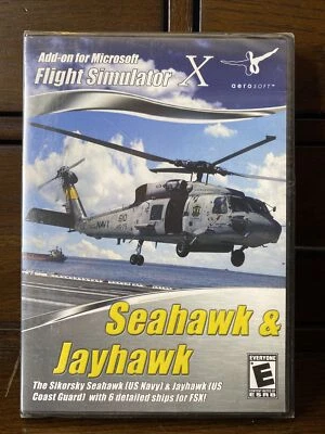 Seahawk & Jayhawk (PC, 2009) For Microsoft Flight Simulator X Brand New Sealed - Image 1 of 4