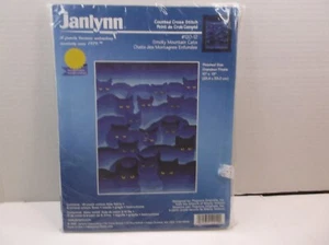Janlynn Smoky Mountain Cats Counted Cross Stitch Kit 120-12 By Pegasus Originals - Picture 1 of 2