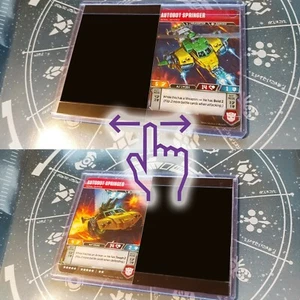 Custom Transformers TCG Sliding Combiner Toploader Sleeve Protectors (5-Pack) - Picture 1 of 6