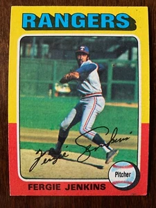 1975 Topps Baseball Card FERGIE JENKINS #60 HOF Texas Rangers NRMT - Bild 1 von 2