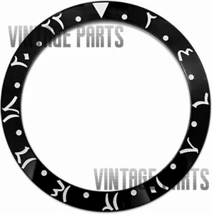 Inserto lunetta inclinata numeri bianchi ceramica nera araba 38*30,7 mm adatto per SKX007 - Foto 1 di 1