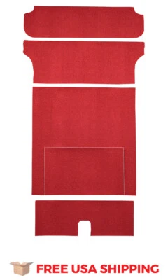 FITS 1955-1957 Chevrolet Two-Ten Series 2DR Wagon 5pc Cargo Area Loop Carpet Foto 1 de 2