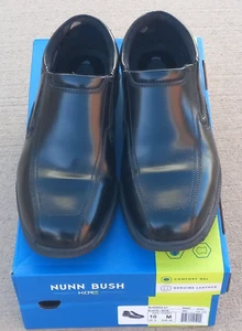 NUNN BUSH Bleeker St. Black Slip On Shoes, 10 M - Picture 1 of 7