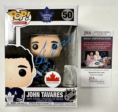John Tavares Signed NHL Toronto Maple Leafs Funko Pop! #50 Exclusive W/ JSA COA - Image 1 of 4